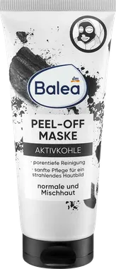Peel off maske.  masque de visage au charbon
