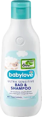 Bain bébé & shampoing ultra sensible, 250 ml
