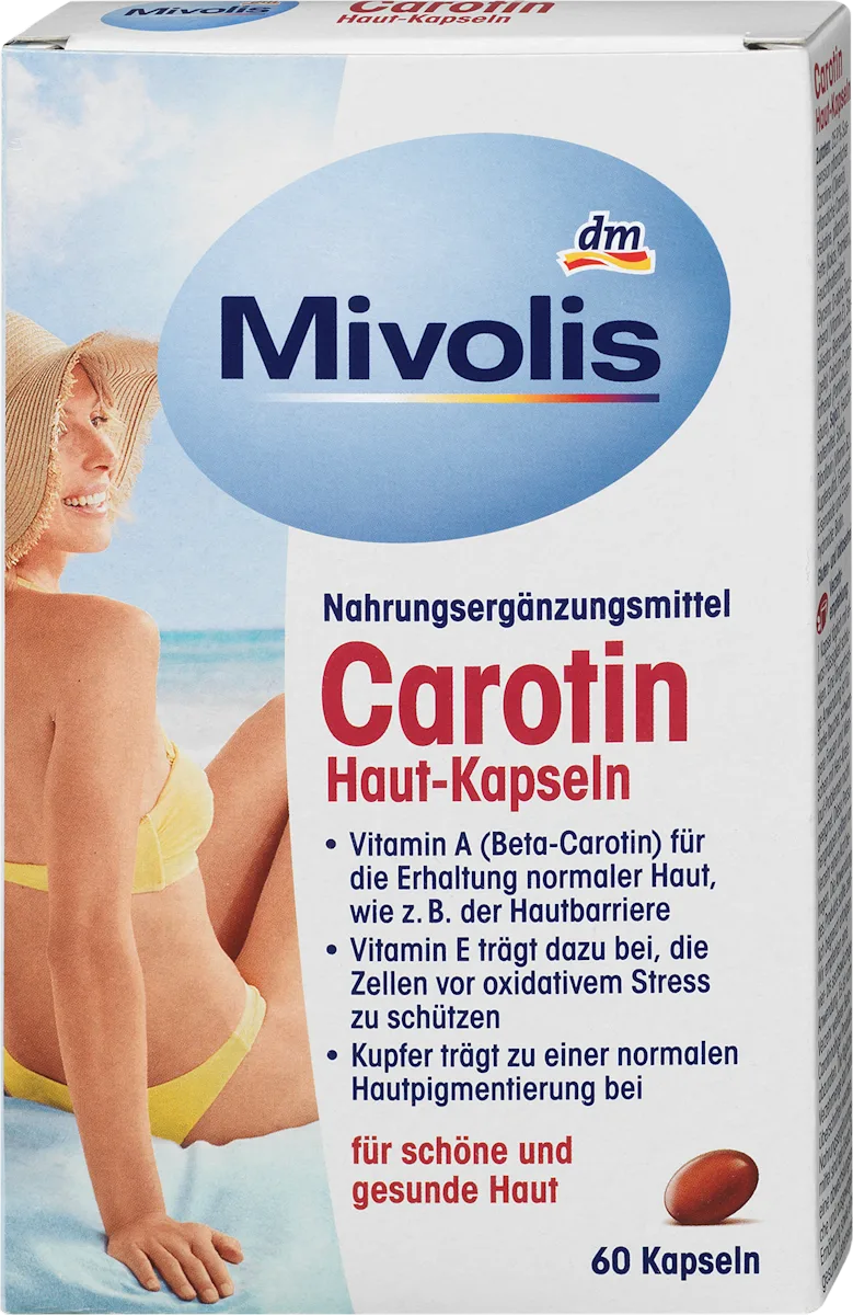 Carotin haut kapseln